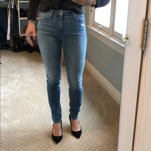 High-rise Mother denim